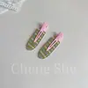 Pinza para el pelo de color estilo coreano para mujer 2024 nuevo de alta gama dulce tarjeta para el pelo flequillo lateral de la frente clip de dibujos animados joyería para la cabeza