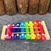 Juguete Musical Educativo de Madera para Bebés y Niños Pequeños, Xilófono Pequeño de Ocho Tonos, para 1-2-3 Años