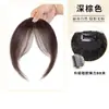 Franja Falsa com Aparência Natural para Mulheres, Topete de Cabelo Natural, Leve e Natural, Franja Frontal Discreta para Parte Superior Alta da Cabeça
