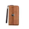 Seleção Fashion e Exquisita de Carteiras Longas para Homens e Mulheres com Fecho, Carteira Vintage de Grande Capacidade para Celular, Bolsa de Mão Multifuncional, Prática