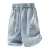 Pantalones cortos casuales para hombre de talla grande estilo americano tie-dye, pantalones deportivos ligeros de secado rápido hasta la rodilla, pantalones de pierna ancha holgados de moda de longitud media