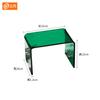 Banqueta preguiçosa simples moderna cadeira acrílico transparente colorida portátil para casa porta banqueta baixa plana