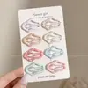 Presilhas de Cabelo Bico de Pato Doce Dopamina Atacado 2026 Novas Presilhas de Cabelo Versáteis com Laço Presilhas de Cabelo Exquisitas de Alta Qualidade para Franja