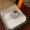 Anel Aberto Redondo de Zircônia Banhado a Ouro Real 14K Anel Versátil de Dedo Indicador Estilo Retro Luxo Leve Toque de Nicho High-End Joia para Mão