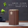 Fábrica Retro 0.1kg Media Lata de Té Lata de Hierro Té Negro Té Pu'Er Tieguanyin Dahongpao Disponible Lata Cuadrada Vacía para Té