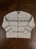 Cardigan Jaqueta de Tricô Jacquard Fair Isle para Homens e Mulheres, Outono Estilo Old Money Tricô Preguiçoso Top Casal Americano