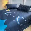 Conjunto de Tres Piezas de Seda Helada con Dibujos para Verano, Sábanas Refrigerantes Individuales/Dobles para el Hogar, Lavable a Máquina, Colchoneta Refrigerante para Dormitorio de Estudiantes con Aire Acondicionado
