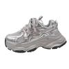 Tênis Dad Feminino 2026 Outono e Inverno Novo Estilo com Forro de Lã e Design Espessado, Aumentador de Altura Popular Versátil com Sola Grossa, Tênis Esportivo Casual para Mulheres