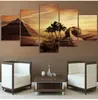 5 Lian Vice Pirámide Egipcia Esfinge Póster Pintura Decorativa para el Hogar Pintura Central Pintura de Pared para Sala de Estar Pintura sobre Lienzo