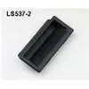 Manípulo de Nylon Preto LS537-2 Gaveta Arquivo Armário Porta Alça Embutida Fivela Oculta Manípulo Manípulo