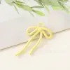 Verano Colorido Macarrón Color Aleación Pintura para Hornear Pequeño Lazo Colgante Pendientes Pulsera Llavero Accesorios