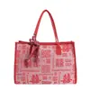 Bolso de Boda Bordado de Moda, Bufanda de Seda Roja, Bolso de Mano Elegante para Mujer, Bolsa Tote de Gran Capacidad para el Día a Día, Estilo Chino, Transfronterizo