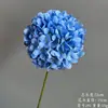 Flores Artificiais Azuis para Casamento Flores Falsas de Teto Decoração de Casamento Parede de Flores Arranjo de Flores de Chão para Casamento Materiais para Arranjo de Flores de Seda