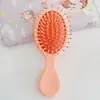Peine de Masaje Macarrón Corazón Ins para Niñas Peine para el Cabello de Estudiante Portátil para Dormitorio de Estudiantes Peine con Bolsa de Aire Mini Peine para el Hogar
