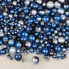 Fantasía Colorido ABS No Poroso 4-10mm Manicura Joyería de Perlas de Imitación Accesorios Cuentas Redondas Hecho a Mano DIY Material de Pegamento de Cristal