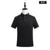 Overol de trabajo de manga corta de algodón mercerizado personalizado golf de alta gama Sin costuras Sin costuras Sin costuras polo con bordado de logo