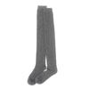 Meias Femininas de Lã Cashmere Outono e Inverno 2024 Acima do Joelho Quentes Simples Versáteis Meias de Cano Alto Meias para Panturrilha Fina