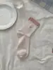 Calcetines de Malla Transpirables sin Hueso con Forma de Corazón Estilo Girly Primavera/Verano Apilados Holgados Calcetines de Media Pantorrilla Block de Color Bordados Venta Caliente ins