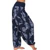 Calças Femininas Nova Coleção Primavera/Verão 2026 Estilo Europeu e Americano Amazon Estampadas Soltas Casuais Wide-Leg Calças Femininas Calças Harem