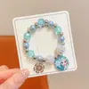 Collar de Princesa Elsa de Frozen Pulsera para Niños Pendientes Anillo Set Joyería para Niñas Pequeñas Regalo Caja de Joyería