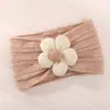 Set de Diademas para Bebé de Venta Caliente para Exportación Europea y Americana Diadema Suave de Flor para Bebé Niña Diadema de Nailon para Bebé Cabello Suave Diadema para Bebé 4117