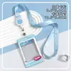 Porta-Cartão Rígido Transparente Estilo Ins Cartão de Refeição Estudante Porta-Cartão do Campus Cartão de Jogo Criativo Capa Protetora para Cartão Ic Venda por Atacado em Estoque