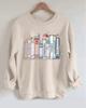 Sudadera de algodón con cuello redondo, informal, holgada, de moda, con estampado transfronterizo de Amazon, para mujer, primavera y otoño de 2024, Europa y América