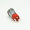 Interruptor de Botón Metálico de 16 mm, Alta Corriente 12A, Equipo Impermeable de Alta Calidad para Arranque, Garantía de Tres Años, Encendido/Apagado