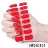 Pegatinas para Uñas de Color Sólido en Gel de 16 Piezas Pegatinas para Uñas Semi-Curadas de Fototerapia Uñas de Gel En Stock Pegatinas para Uñas de Gel Semi-Horneadas
