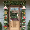 Amazon Transfronteiriça Nova Decoração de Natal Pendente de Porta Decoração de Feriado Cortina de Porta de Natal Pingente Suprimentos para Decoração de Festa