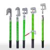 Gancho exterior resorte doble cable de tierra traje varilla de tierra de descarga de alto voltaje varilla de tierra de alto voltaje doble lengüeta