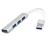 Hub USB 3.0 Estação de Acoplamento Tipo-C Divisor de Quatro Portas para Laptop Estação de Acoplamento Multi-Interface