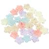 Venta Caliente Europea y Americana Color Acrílico Floral Imitación Jade Mármol Poligonal Flor Cuentas diy Pulsera de Cuentas