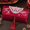 2026 Nuevo Estilo Sobre Rojo para Cambiar de Tema Compromiso y Boda Sobre Rojo Especial para Cambiar de Tema Bolsa Diez Mil Yuanes el Par Tamaño Grande Sello de Sobre para Boda Sobre