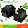 Fornecimento KCD4 com interruptor tipo barco olho de gato tripé pé de cobre de alta potência com interruptor de alimentação do interruptor basculante de luz