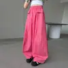 Calça de Ar Refrescante para Meninas 2026 Verão Novo Casual Estilo Preguiçoso Calça de Pernas Largas Calça Longa Solta para Crianças Mais Velhas