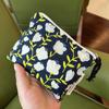 Ins Pequena Bolsa de Moedas Fresca Portátil Armazenamento Maquiagem Toalha de Tia Pequena Bolsa com Zíper Doce Bolsa de Cosméticos Atacado