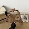 Bolsa Transversal de Ombro Único Casual da Moda Textura Simples Outono 2026 Novas Bolsas Personalidade Estilosa Feminina Bolsa Bolinho