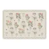 Manteles y Posavasos de Cuero Floral Estilo Francés, Protectores de Escritorio Estilo Pastoral, Impermeables, Resistentes al Aceite, Lavables, Alto Valor Estético