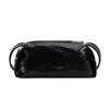 Bolsa de Textura de Alta Qualidade Feminina 2023 Nova Moda Alça Larga de Ombro Bolsa Almofada Cor Sólida Simples Versátil Bolsa de Ombro Transversal