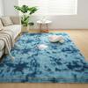 Tapete Nórdico de Mudança Gradual Tie Dye Quarto Sofá Fofo Popular na Internet Mesmo Estilo Quarto Inteiro Cabeceira Janela Saliente Tapete de Chão em estoque