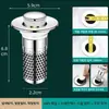 Lavabo con colador fregadero fugas tapón núcleo de rebote accesorio de desagüe tipo prensa de lavabo anti-retorno olor