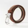 Cinturón de Mujer Estilo Nuevo, Diseño sin Agujeros, Sencillo y Elegante, Cinturón Ancho de Cuero para Mujer, Cinturón Decorativo para Vestidos y Jeans