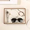 Bandeja Vacía de Flocado de Nogal Cruzado para Joyería Anillo Pendientes Studs Collar Bandeja de Almacenamiento de Joyería Bandeja de Exhibición para Transmisión en Vivo