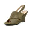 Sandalias de Cuña de PU Nuevas de Verano 2017 Talla Grande 40-43 Zapatos de Mujer JGB2017N002419