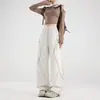 Pantalones ligeros de estilo de montaña para exteriores para hombre, pantalones casuales con forro polar para senderismo y trekking, pantalones curvos de estilo workwear americano para mujeres jóvenes
