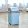 Lixeira doméstica de estilo japonês para cozinha, com tampa basculante e design elegante. Cesto para papel higiênico com tampa.