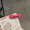 Grampo de Cabelo Fofo com Laço de Renda e Bolinhas com Bordas Arredondadas, Presilha de Cabelo Versátil de Desenho Animado para Franja, Grampo de Cabelo Estilo Ins