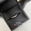 Anillo Versa Envuelto a Anillo Simple de Fila Nueva para Mujer Microincrustado Zirconio de Alto Carbono Moussaint Brillo Brillante Anillo Versátil Diosa