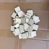 Rebanadas de madera redondas hechas a mano para manualidades rebanadas de madera cuadradas tableros de madera pintados a mano creativos pirograbado tablero redondo de madera de álamo tablero de madera delgado